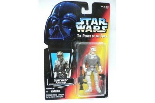 KENNER STAR WARS HAN SOLO IN HOTH GEAR WITH BLASTER PISTOL AND ASSAULT RIFLE 69587
