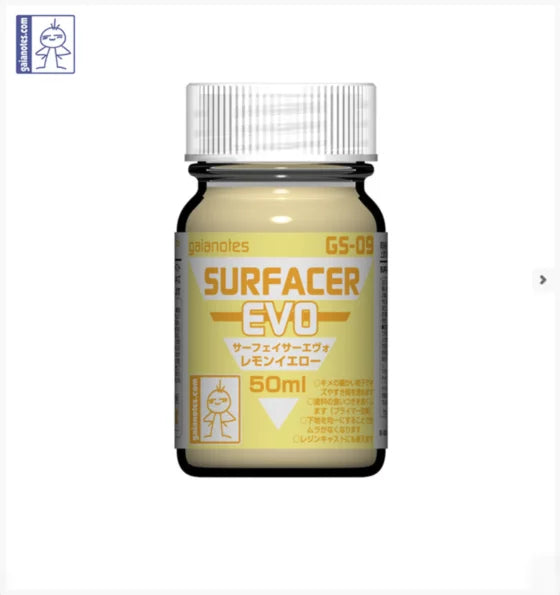 Gaia Surfacer EVO – GS-09 Base Gray/Water Filler Lemon Yellow 50ml