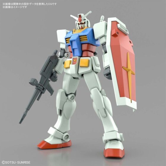EG 1/144【Mobile Suit Gundam】RX-78-2 Gundam (Full Weapon Set)