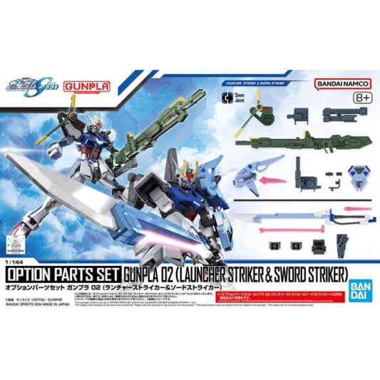 BANDAI Replacement Parts Set Gundam Model 02 Cannon and Heavy Sword Equipment