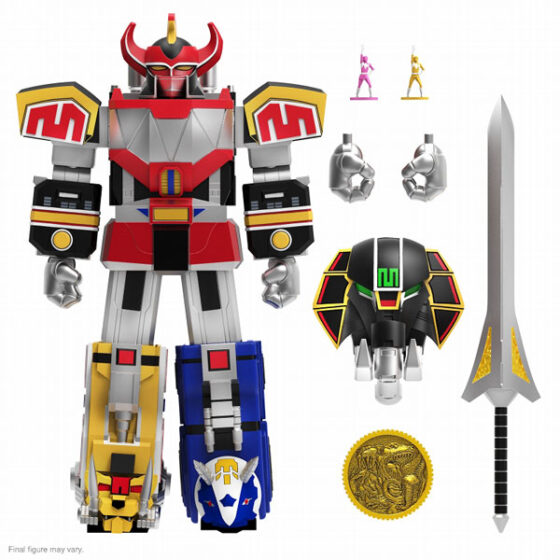 Super 7 Mighty Morphin Power Rangers / Dino Megazord Ultimate