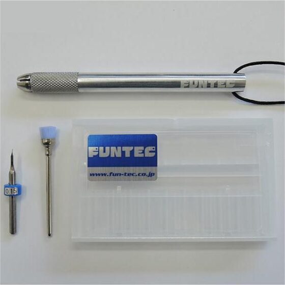 FUNTEC Wire Engraving Tool (Sujibori-Carbide) 0.15mm Ultra-Thin Bracket Set