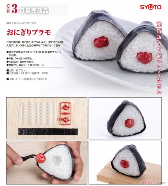 Rice ball assembly model
