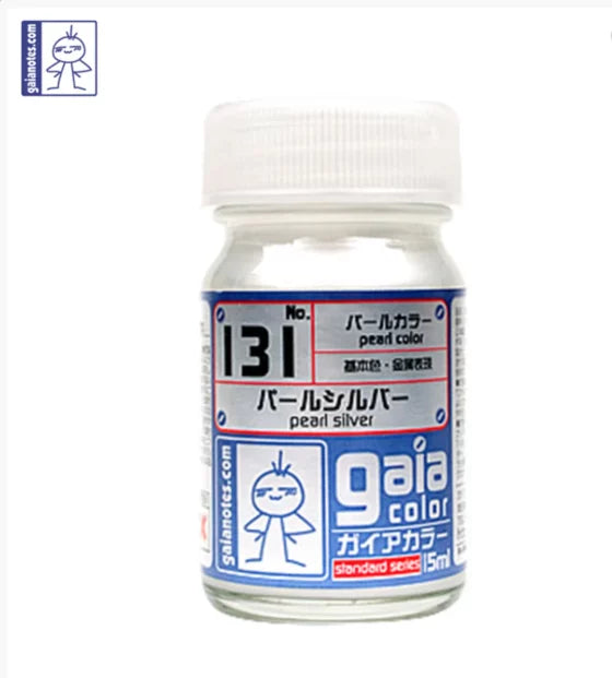Gaia 131 Pearl Color Series Oily Model Oil Pearl Silver 15ml