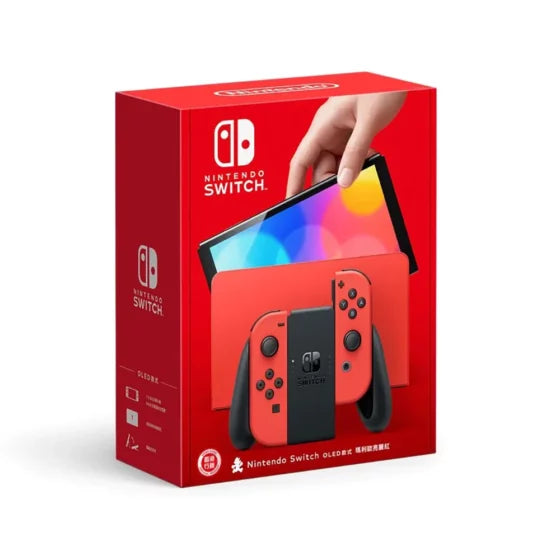 Nintendo Switch (OLED) -Mario Glitter Red Edition-