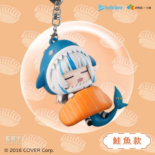 ipass card【hololive production】Gawr Gura sushi FIGURE salmon (with IC card function)