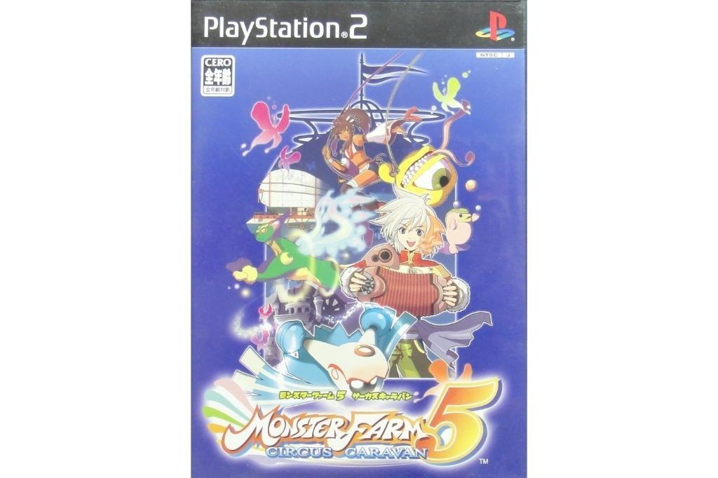 SONY PS2 TECMO MONSTER FARM 5 CIRCUS CARAVAN Monster Farm 5 Circus Caravan Japanese Version SLPS25585