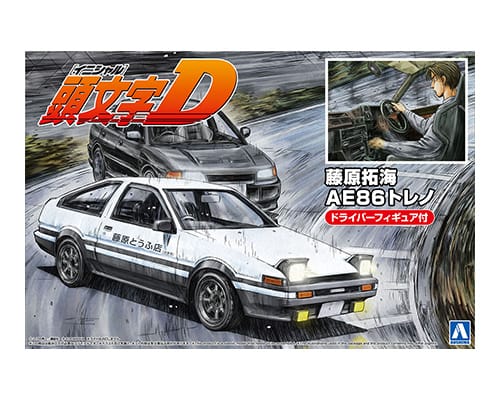 Aoshima 1/24【Initial D】Fujiwara Takumi AE86