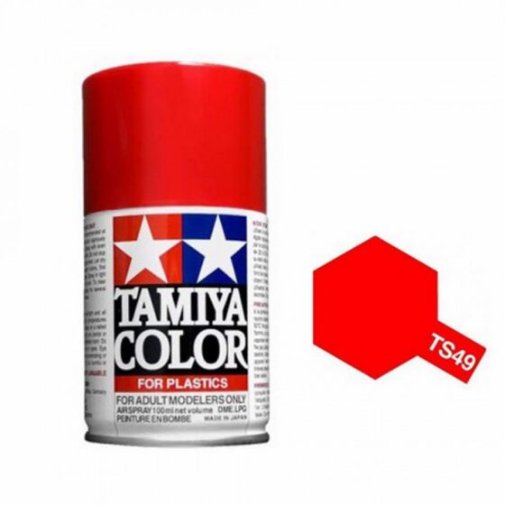 TAMIYA Nitro Oil Spray Can TS-49 Bright Red 100ml