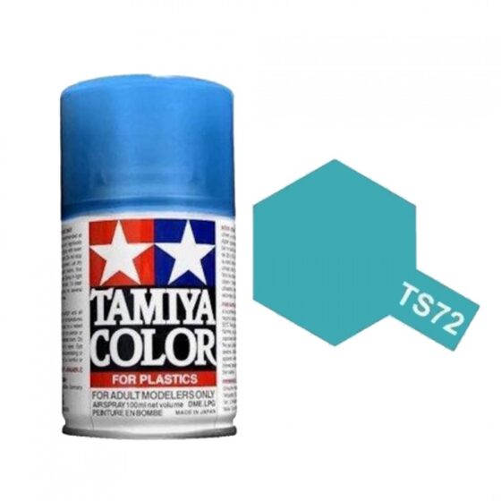 TAMIYA Nitro Oil Spray Can TS-72 Transparent Blue 100ml
