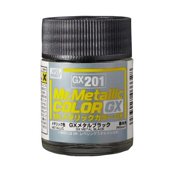Mr.Hobby Mr.Color GX Oil-based Model Oil – GX201 Metallic Black 18ml