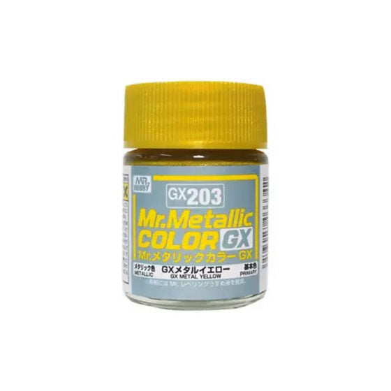 Mr.Hobby Mr.Color GX Oil-based Model Oil – GX203 GX Metallic Yellow 18ml
