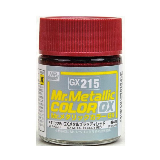 Mr.Hobby Mr.Color GX Oil-based Model Oil – GX215 Metallic Blood Red 18ml