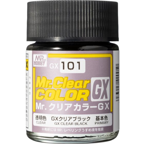 Mr.Hobby Mr.Color GX Oil-based Model Oil – GX101 Transparent Black 18ml