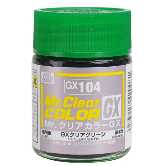 Mr.Hobby Mr.Color GX Oil-based Model Oil – GX104 Transparent Green 18ml