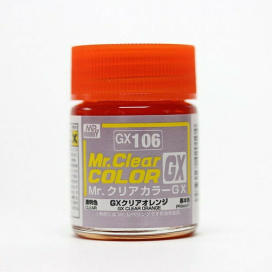 Mr.Hobby Mr.Color GX Oil-based Model Oil – GX106 Transparent Orange 18ml