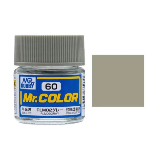 Mr.Hobby Gunze Mr.Color Oil Model Oil – C060 RLM02 Gray 10ml