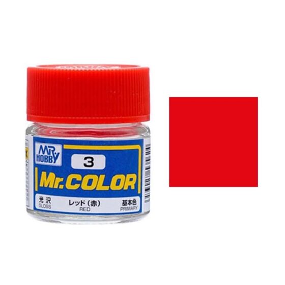 Mr.Hobby Gunze Mr.Color Oily Model Oil – C003 Red 10ml