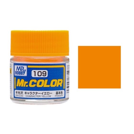 Mr.Hobby Gunze Mr.Color Oil-based Model Oil – C109 Character Yellow 10ml