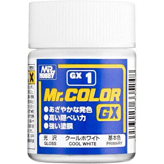 Mr.Hobby Mr.Color GX Oil-based Model Oil – GX001 Cold White 18ml