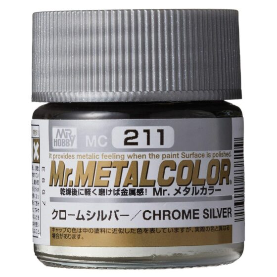 Mr.Hobby Gunze Mr.Metal Color Oil-based Model Oil-MC211 Chrome Silver 10ml