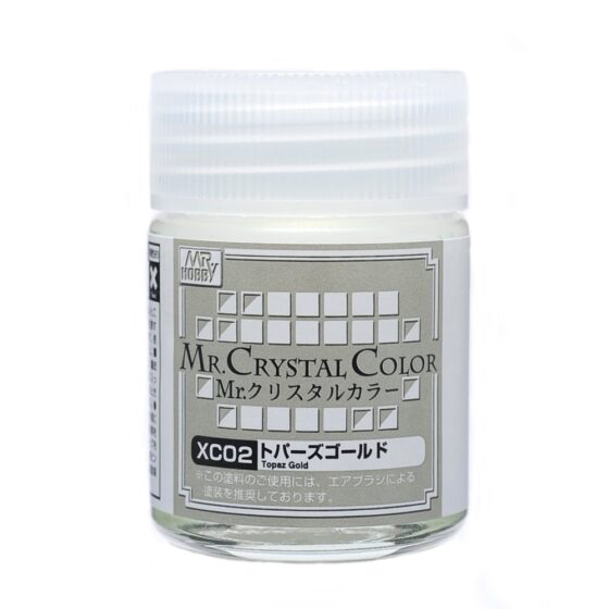 Mr.Hobby Mr.Crystal Color Oil-based Model Oil – XC02 Topaz Gold 18ml