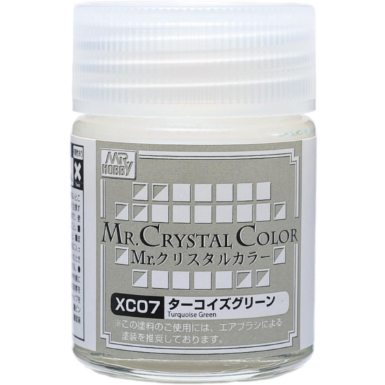 Mr.Hobby Mr.Crystal Color Oil-based Model Oil – XC07 Turquoise 18ml
