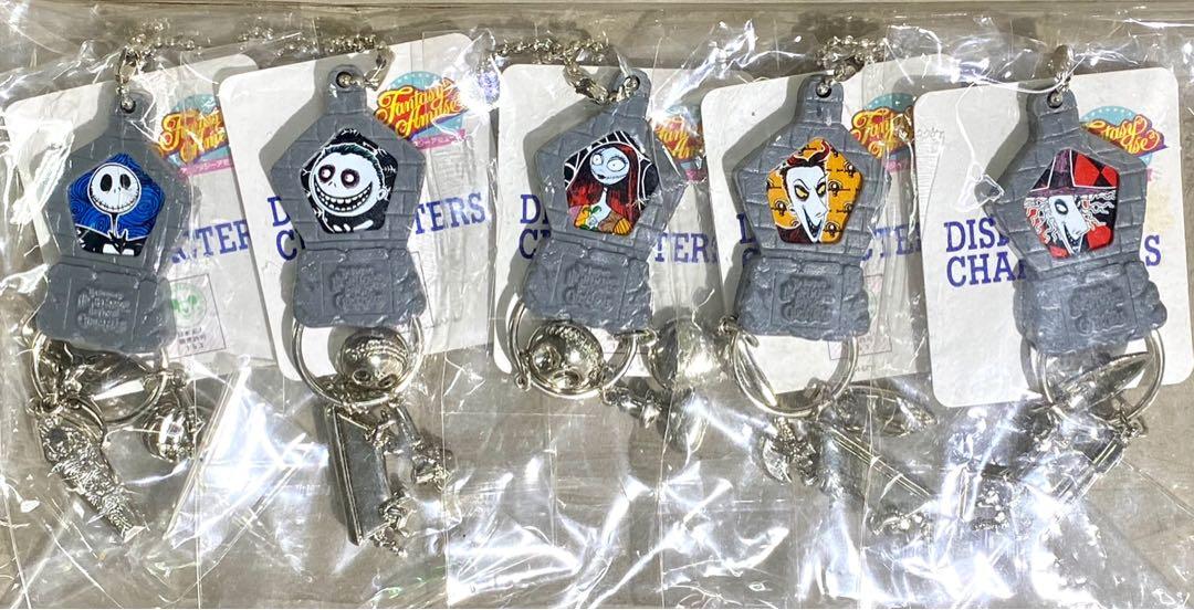 SEGA DISNEY NIGHTMARE BEFORE CHRISTMAS keychain set of 5 BUY-SPK