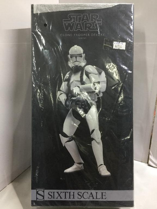 SIDESHOWS 1/6 Star Wars Clone Trooper Deluxe Shiny