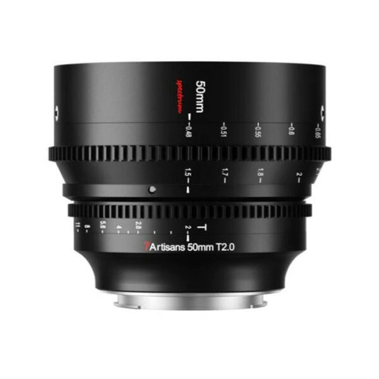 7artisans 50mm T2.0 Full Frame Cinema Lens (Nikon Z Mount)