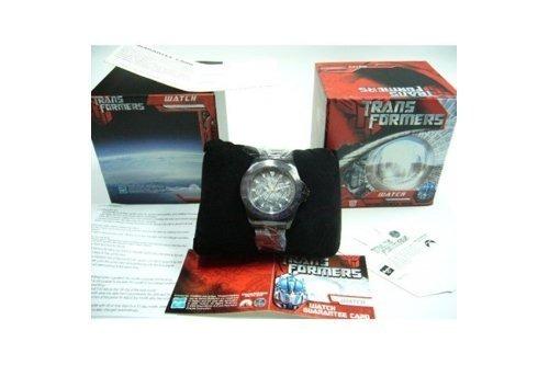 HASBRO Transformers Decepticon Logo Steel Strap Watch Type F TRANSFORMERS WATCH TYPE F DECEPTICON LOGO