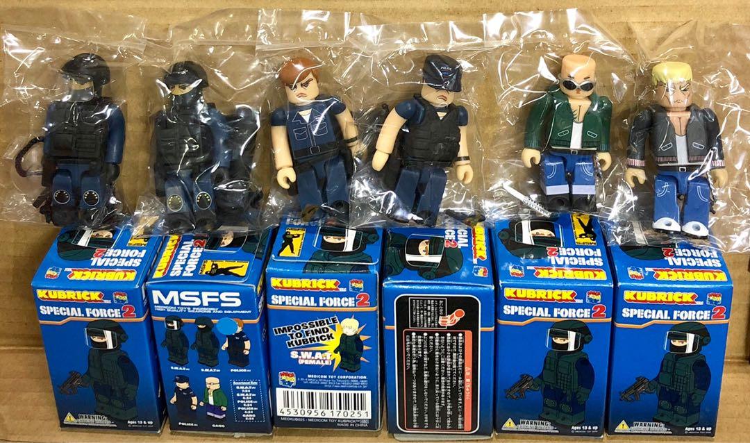 MEDICOM 17025 Kubrick SPECIAL FORCE 2 MSFS SET OF 6  BUY-SPK