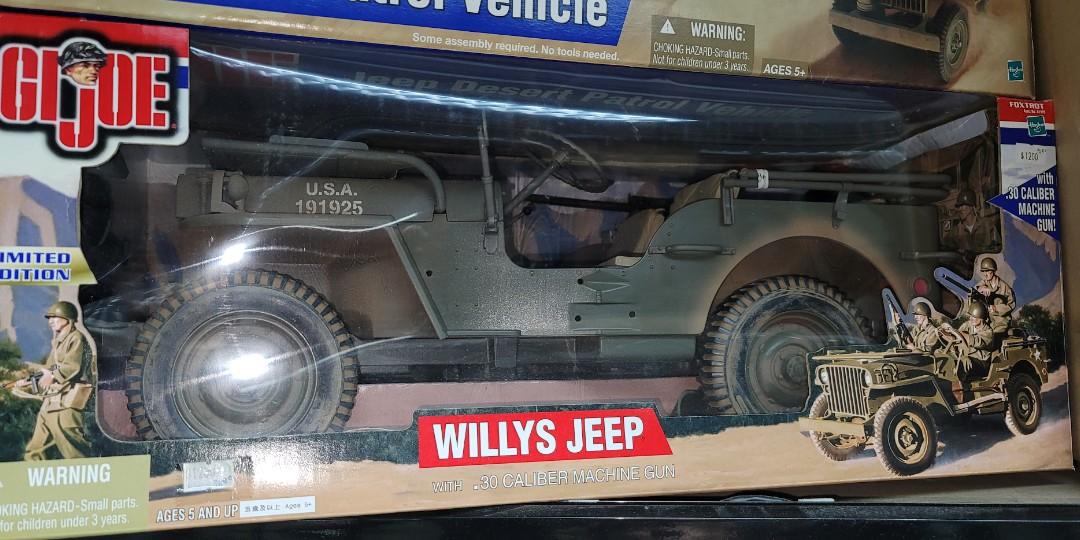 Hasbro 1/6 gi joe willys jeep military vehicle