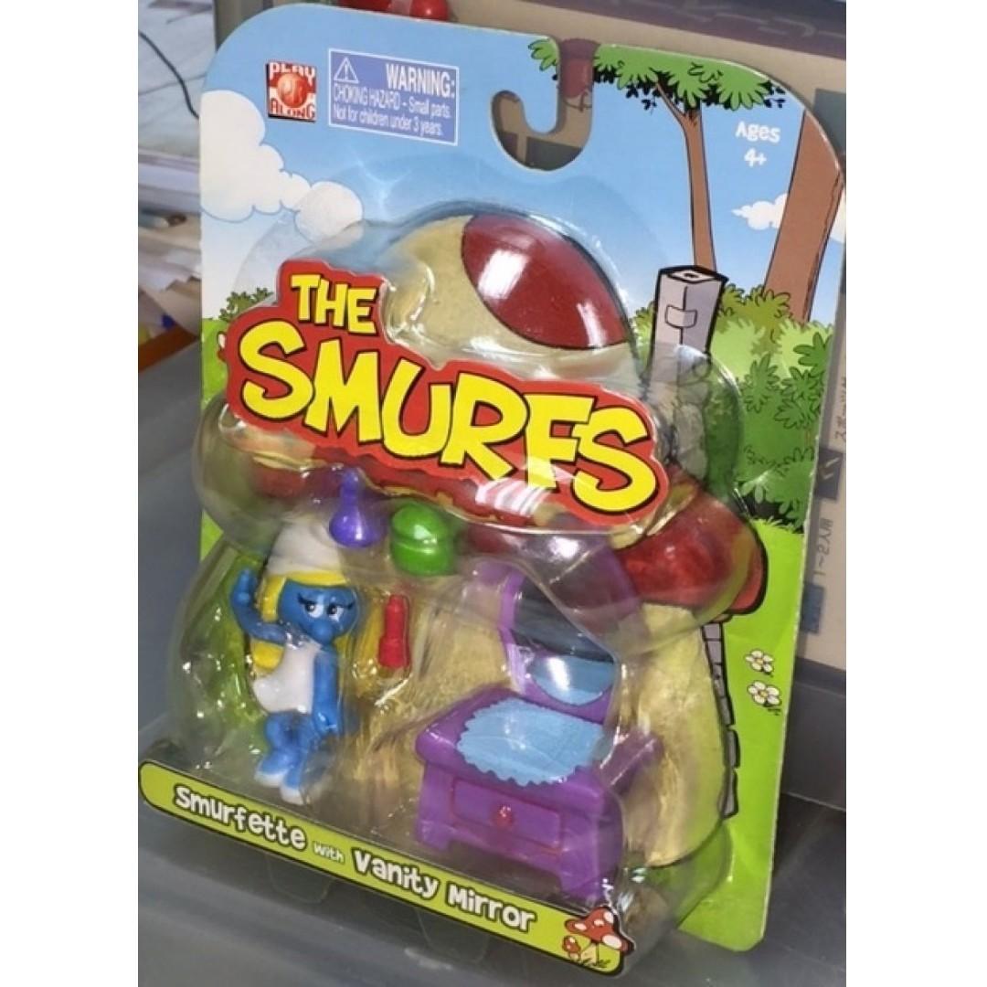 JAKKS PACIFIC 33234 THE SMURFS SMURFETTE WITH VANITY MIRROR MINI FIGURE
