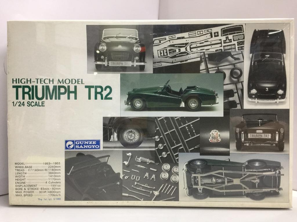 GUNZE SANGYO 1/24 TRIUMPH TR2 HIGH-TECH MODEL