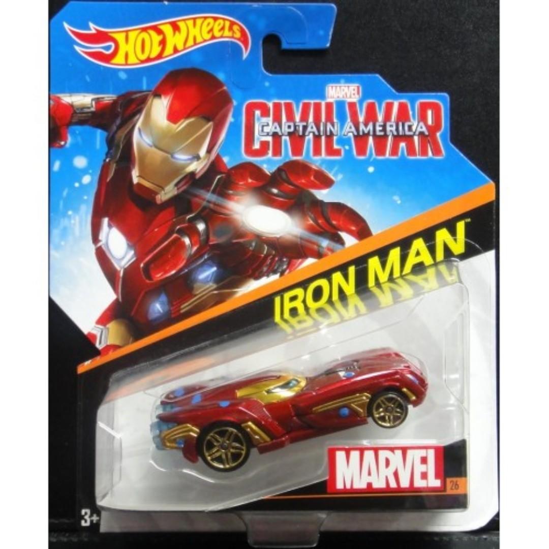 MATTEL HOT WHEELS CAPTAIN AMERICA CIVIL WAR IRON MAN Captain America 3 Civil War Iron Man 30508