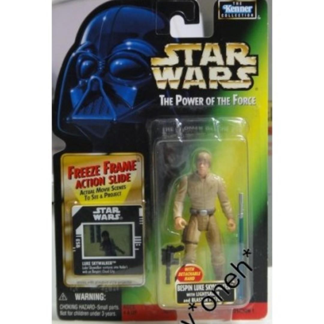 KENNER STAR WARS BESPIN LUKE SKYWALKER LIGHTSABEER & PISTOL