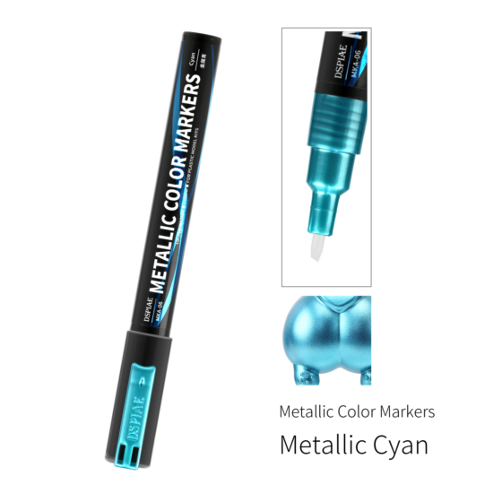 DSPIAE MKA-06 MKA Super Metallic Water-Based Model Marker – Metallic Blue