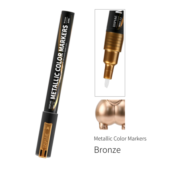 DSPIAE MKA-12 MKA Super Metallic Water-Based Model Marker – Metallic Copper
