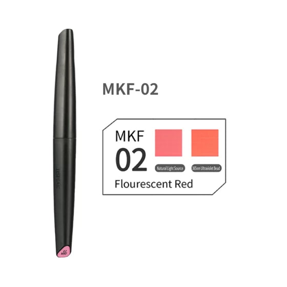 DSPIAE MKF-02 Water-based Model Marker – Fluorescent Red