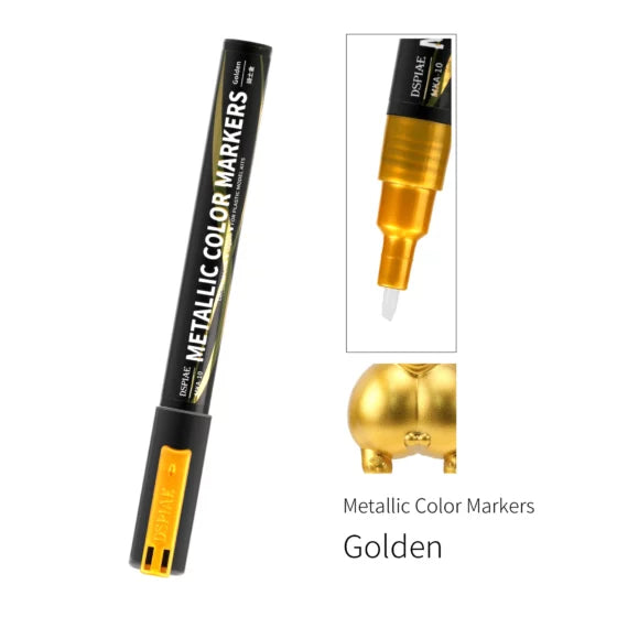 DSPIAE MKA-10 MKA Super Metallic Water-Based Model Marker – Knight Gold