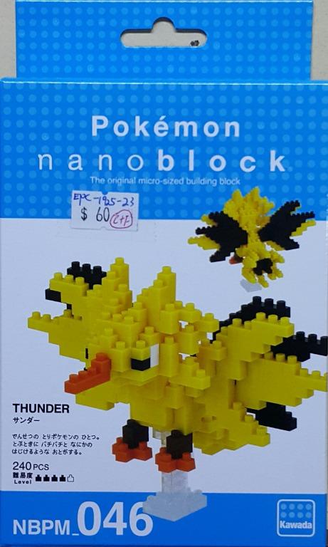 KAWADA 21382 Pokemon NANOBLOCK NBPM-046 LEVEL 4 THUNDER