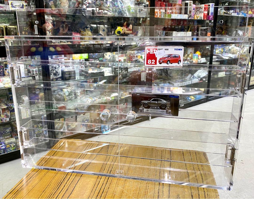 Acrylic double door cabinet