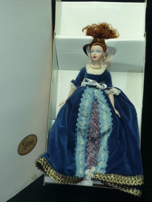 GENE DOLL 38CM TALL BLUE