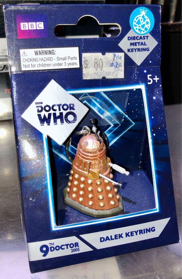 DIECAST METAL KEYRING BBC DOCTOR WHO 9TH DOCTOR 2005 DALEK