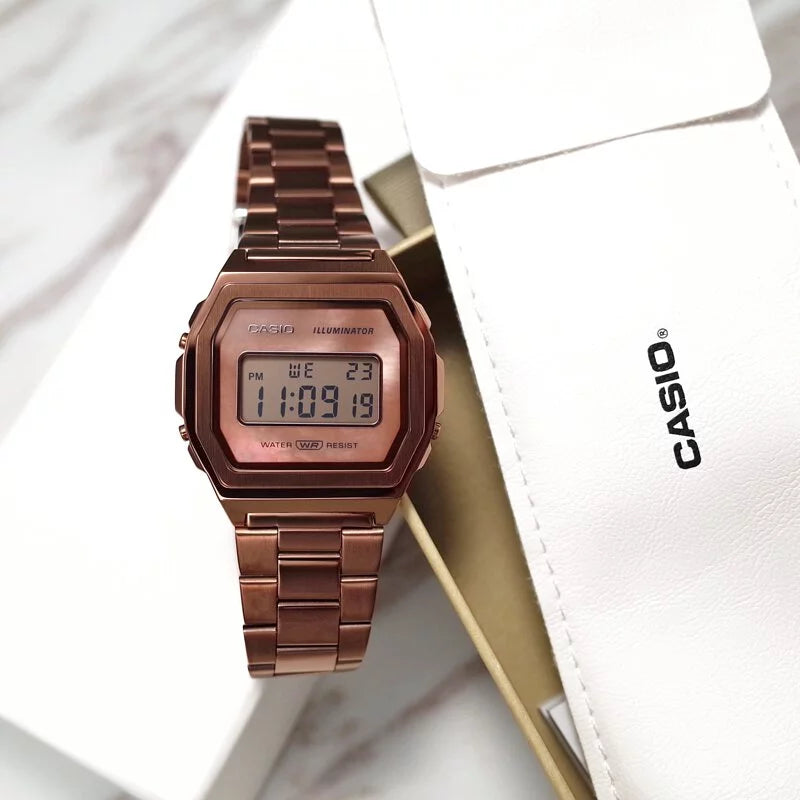 Casio Classic Collection Watch Stainless Steel A1000RG-5EF