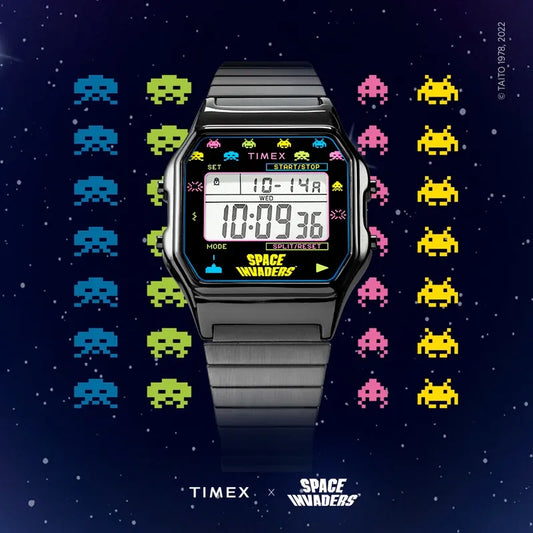 Timex Vintage T80 x Space Invaders 34mm TW2V39900