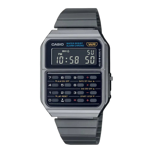 Casio Retro Vintage Series Digital Calculator Watch CA-500WEGG-1B