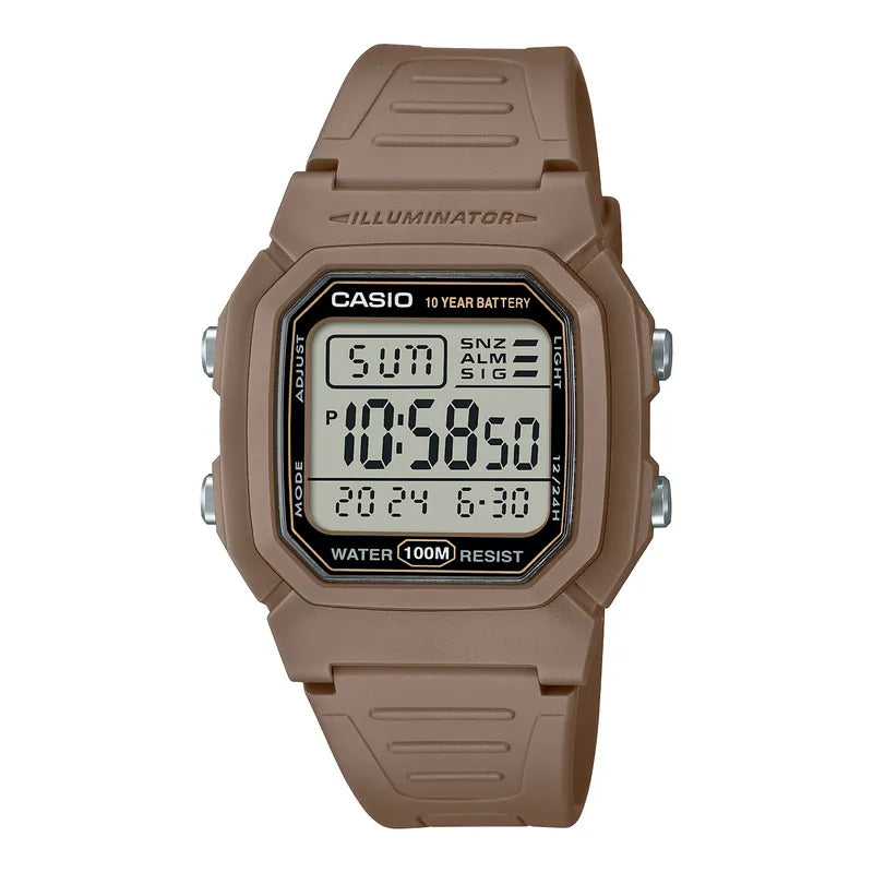 CASIO W-800H-5A 100m 10 Years Battery Life Digital Watch
