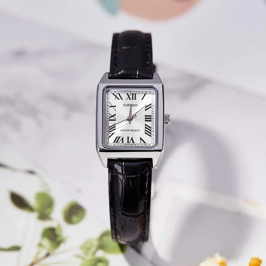 Casio LTP-V007L-7B1 22mm Ladies Leather Strap Vintage Watch